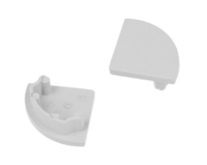 Produit — Terminaison CABI12 arrondi gris (set de 2)