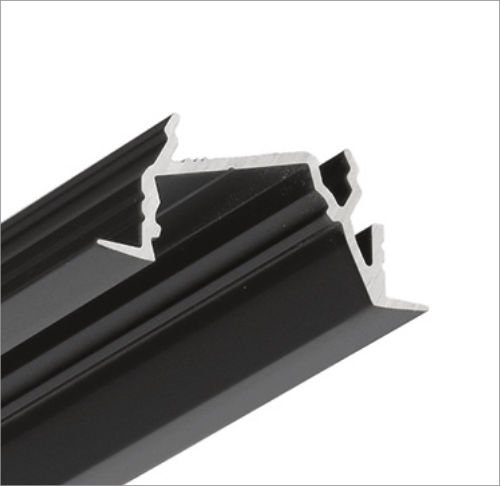 Produit — Profilé LED DIAGONAL14 F/TY 1m noir anodisé /plastic bag