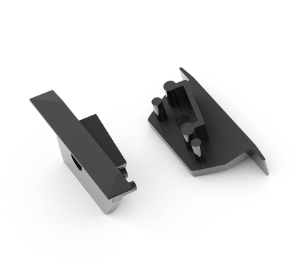 Produit — Terminaison DIAGONAL14 with hole noir [20pcs]