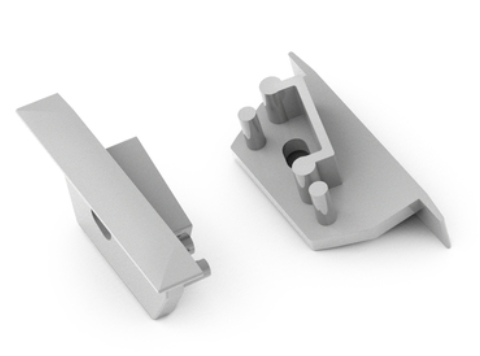 Produit — Terminaison DIAGONAL14 with hole argent [20pcs]