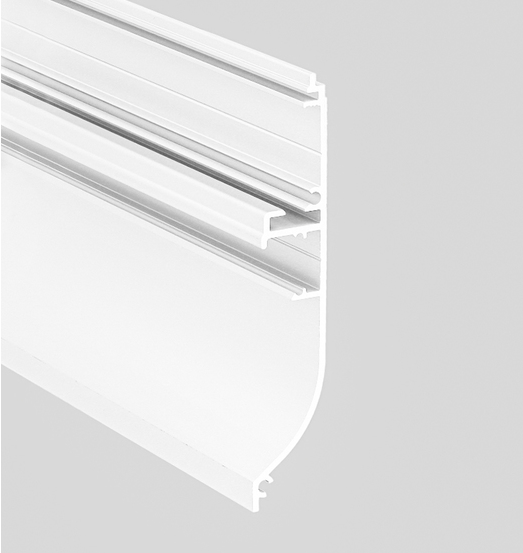 Produit — Profilé LED SKIRT10 AC2/Q9 1m blanc painted /plastic bag