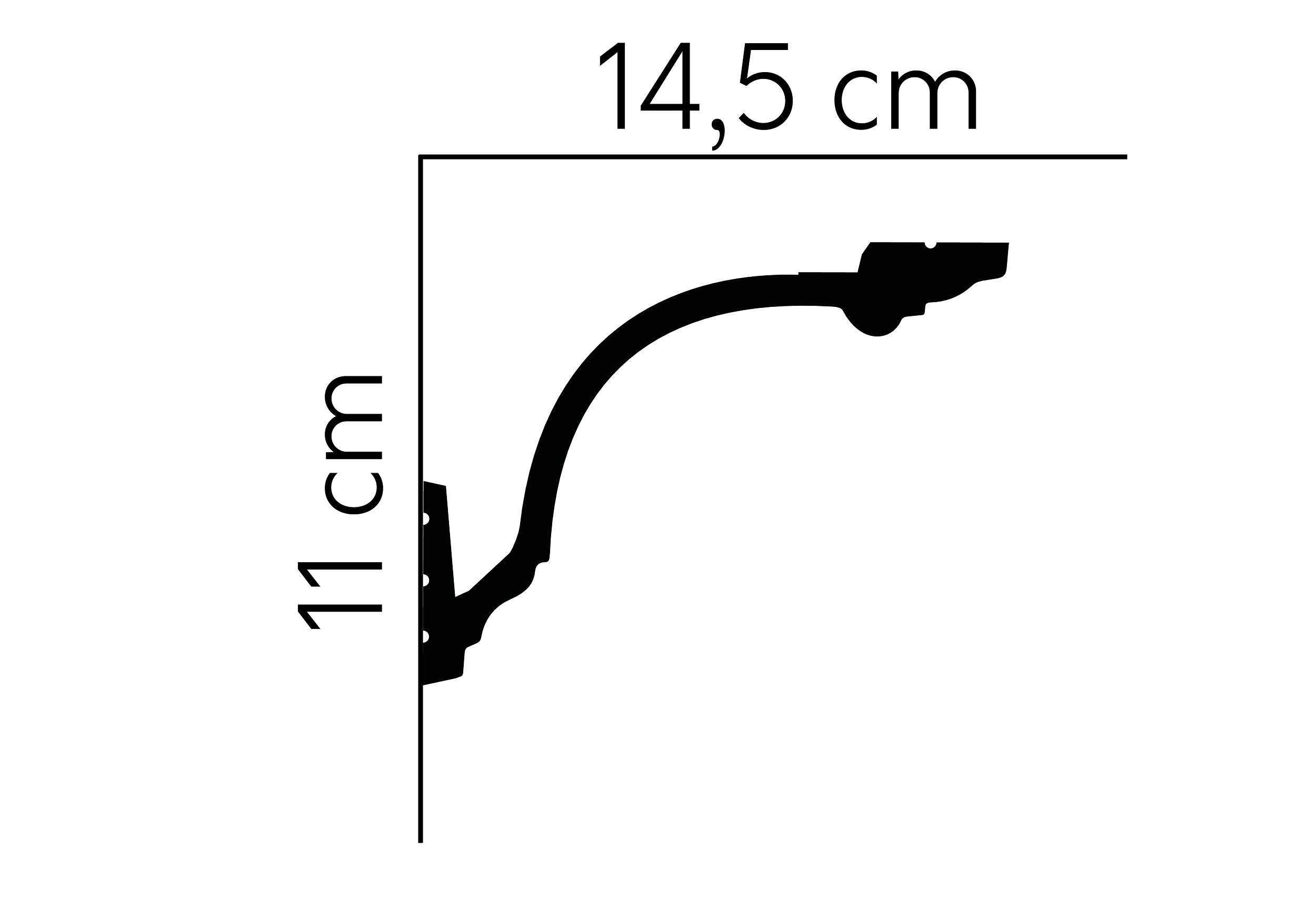 Lighting Moulding for LED MD156 - STANDAR