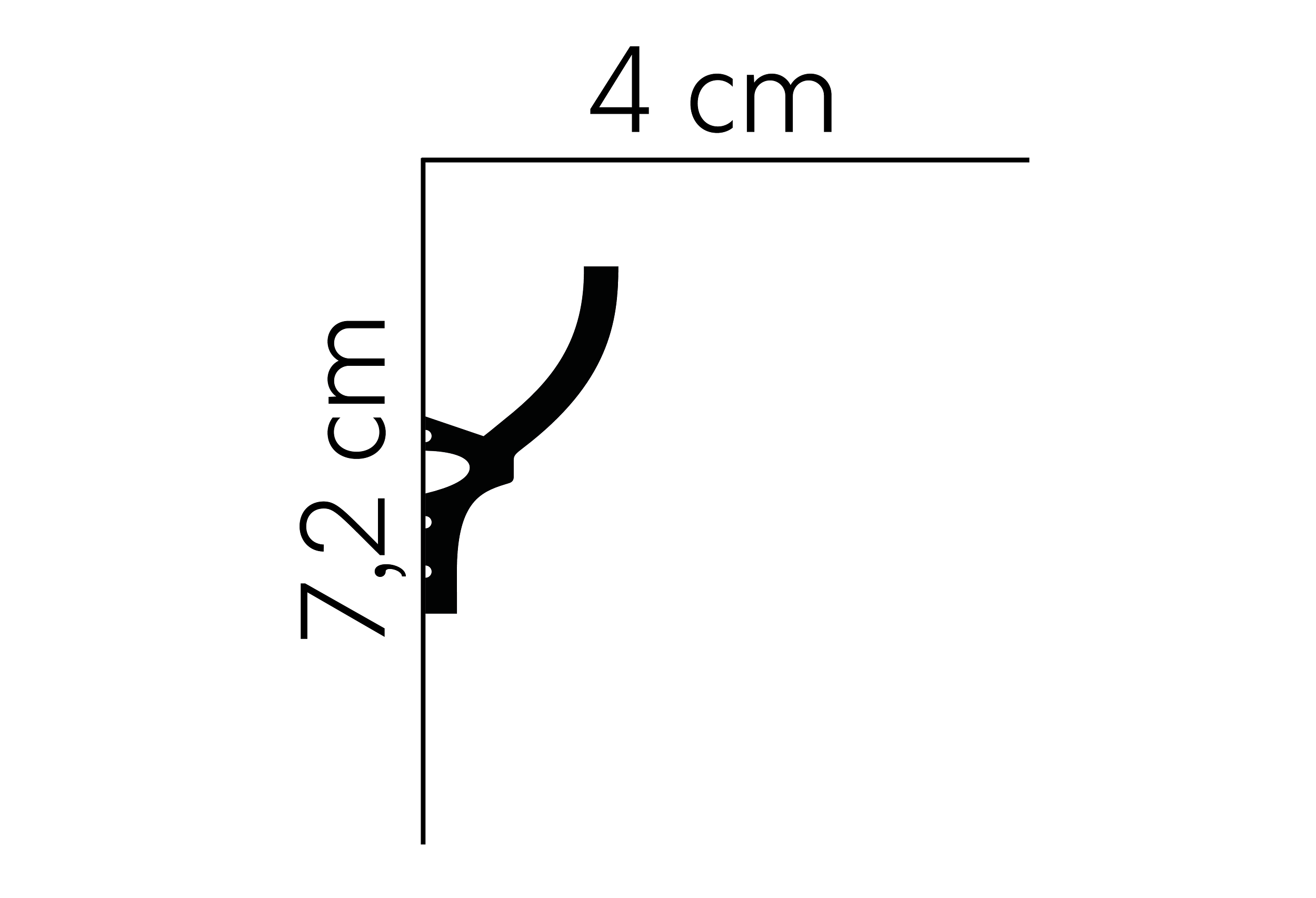 Lighting Moulding for LED MD070 - STANDAR