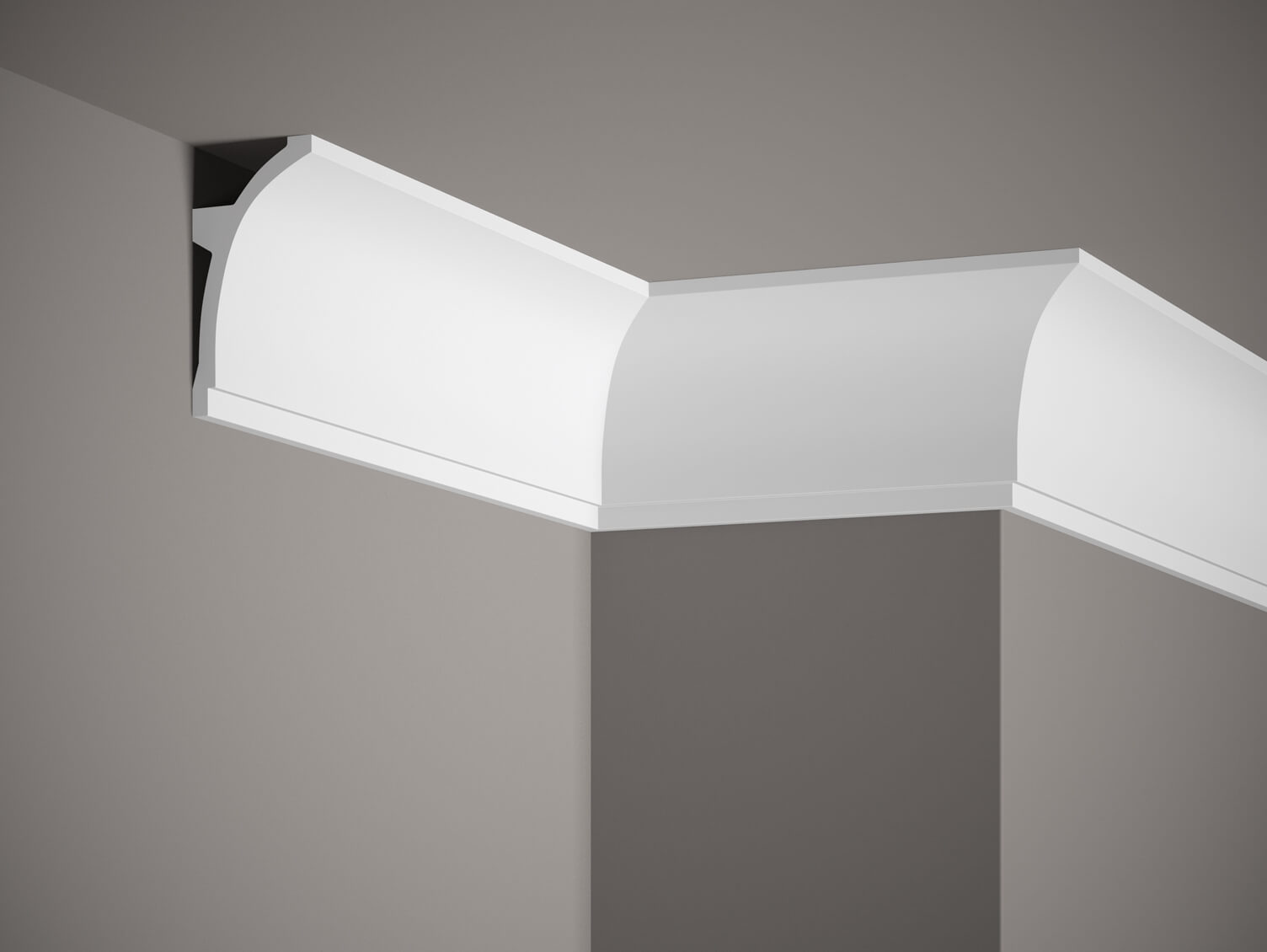 Produit — Moulure Corniche pour LED MDB100 2M40 - STANDARD