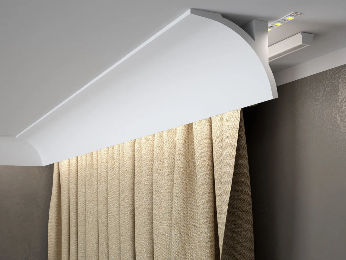 cornice Corniche (ou cache rideau) pour LED QL011 2M - STANDARD
