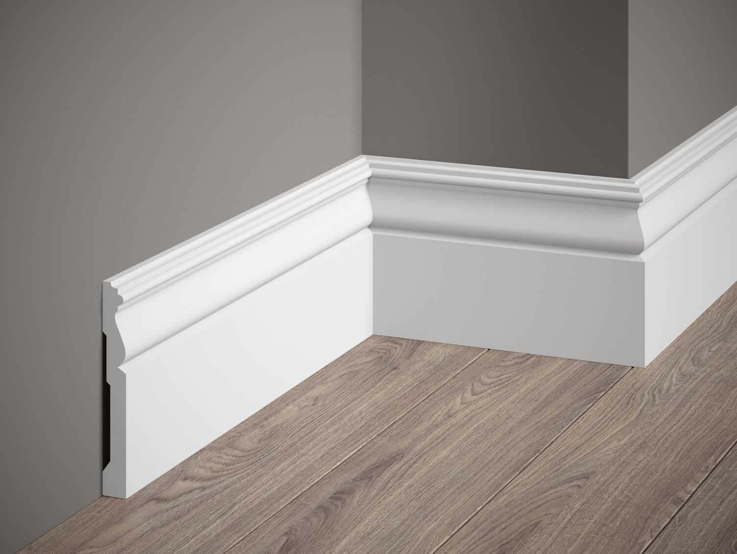 Produit — Moulure Plinthe MD095P 2M - PREMIUM