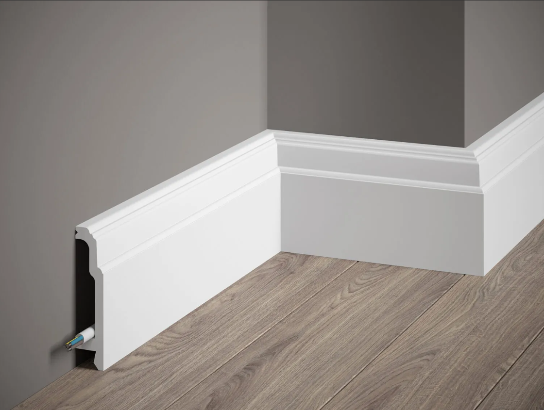 Produit — Moulure Plinthe passe câble MD363P 2M - PREMIUM