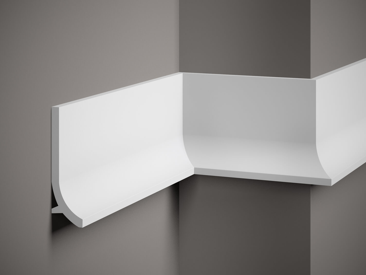 Produit — Moulure Plinthe passe câble QS011 2M - STANDARD