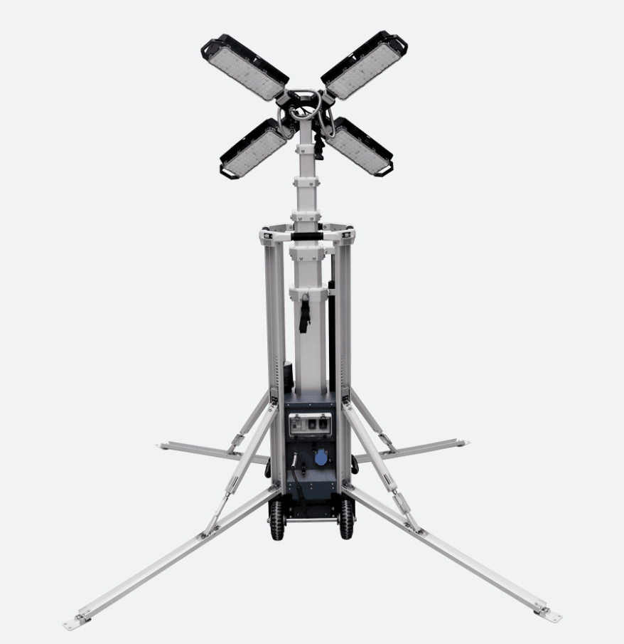 Tour d'éclairage LED 4 têtes TTL 12000 5000K 112000L