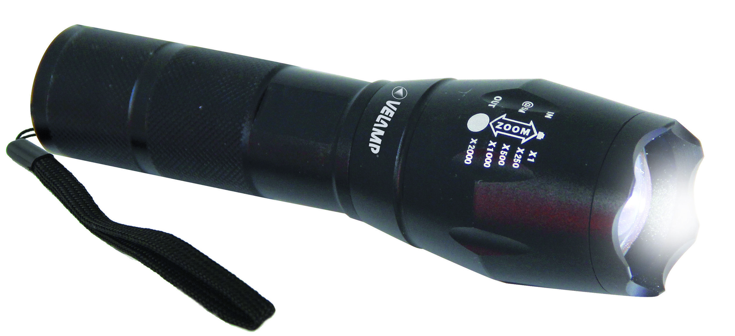 Produit — Lampe torche LED 10W en alu - Avec zoom - STEEL