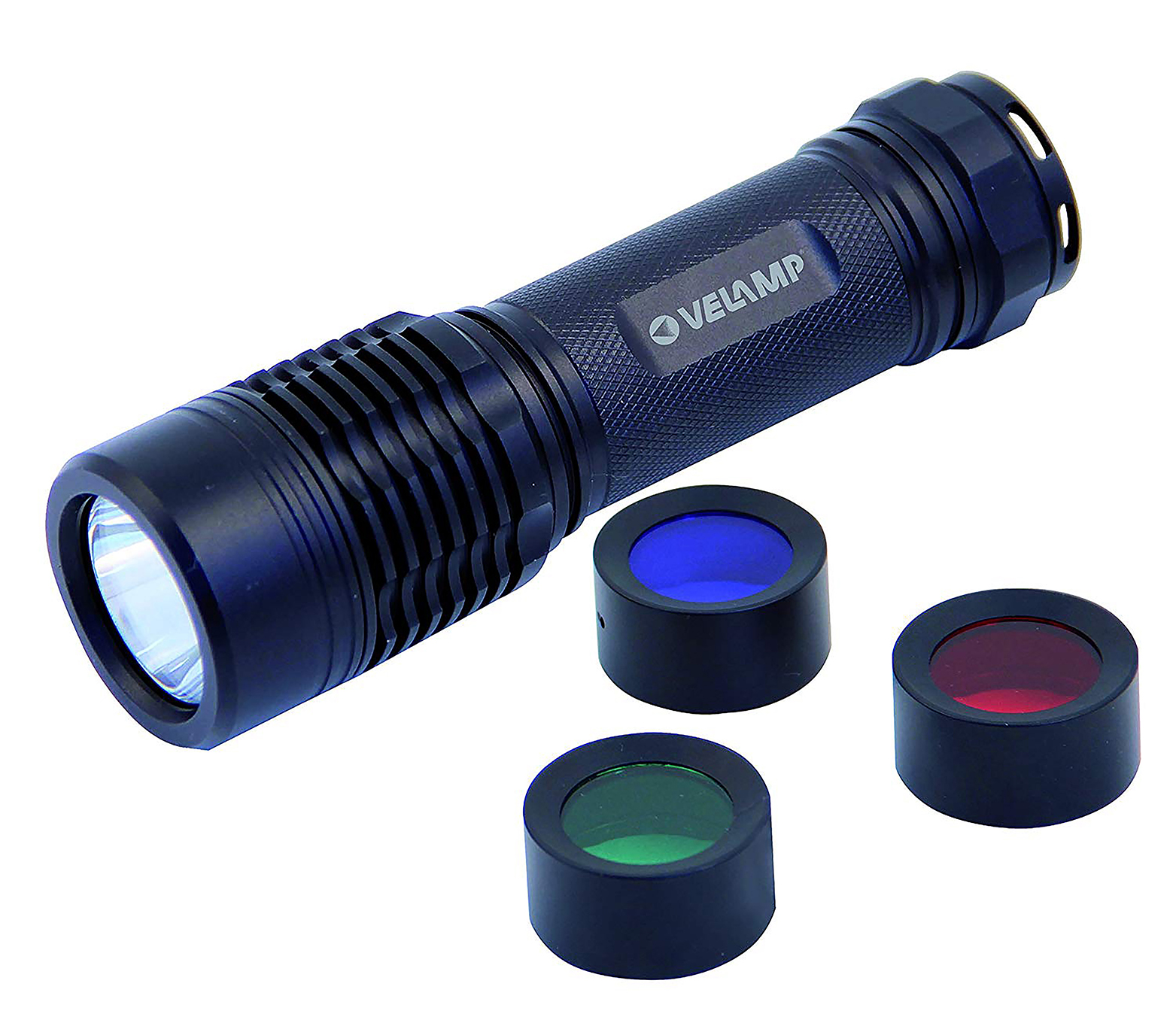 Produit — Lampe torche IN248F 5W 250Lm - IPX7 filtre RGB
