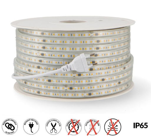 Produit — Strip LED IP65 SMD2835 12W/m 1400L/m 4000K - 50M
