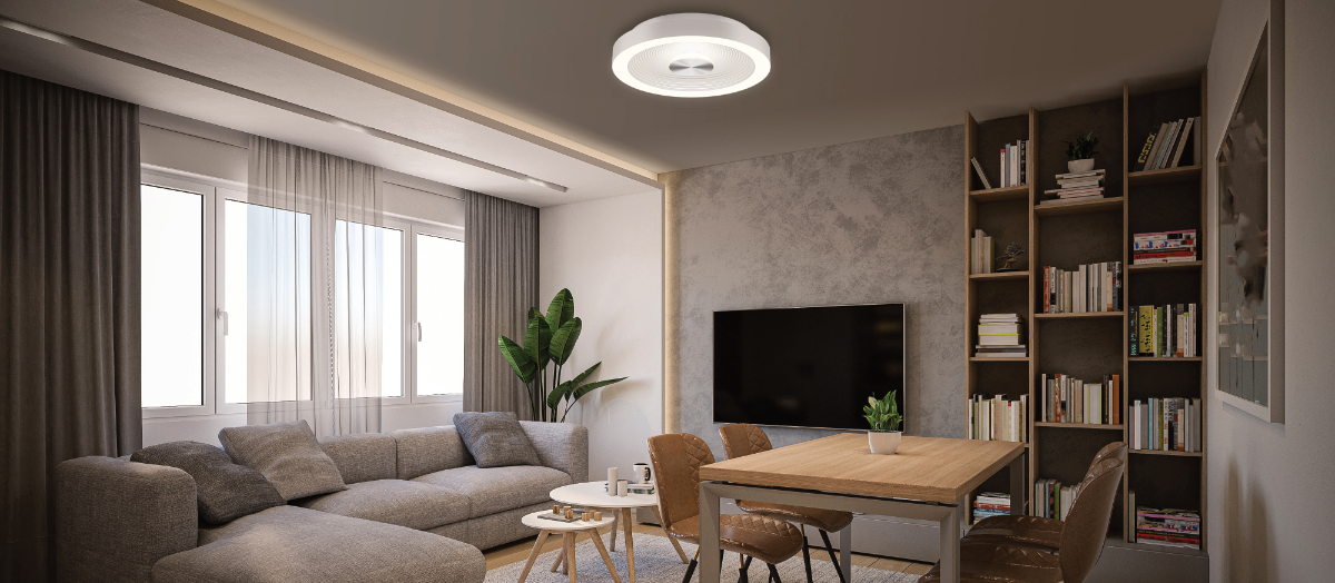 Produit — Plafonnier LED AL284 25W blanc 1520-1750L CCT (3000/4000/5700K)