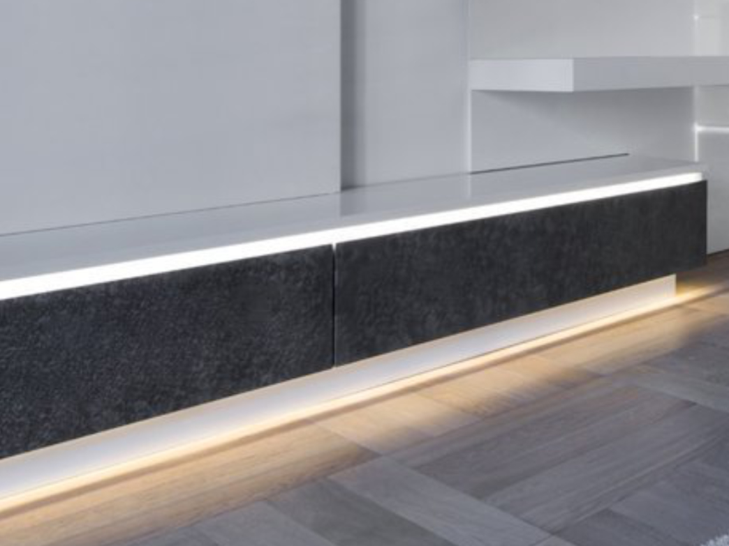 Options — Profilé LED SLIM8 /2m laqué blanc (A/Z)