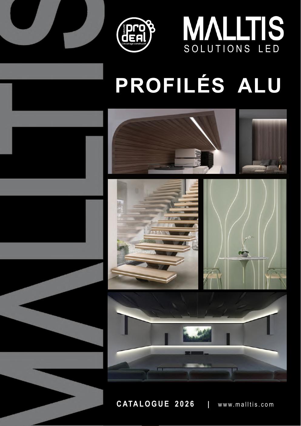 Catalogue technique de profilés aluminium Malltis