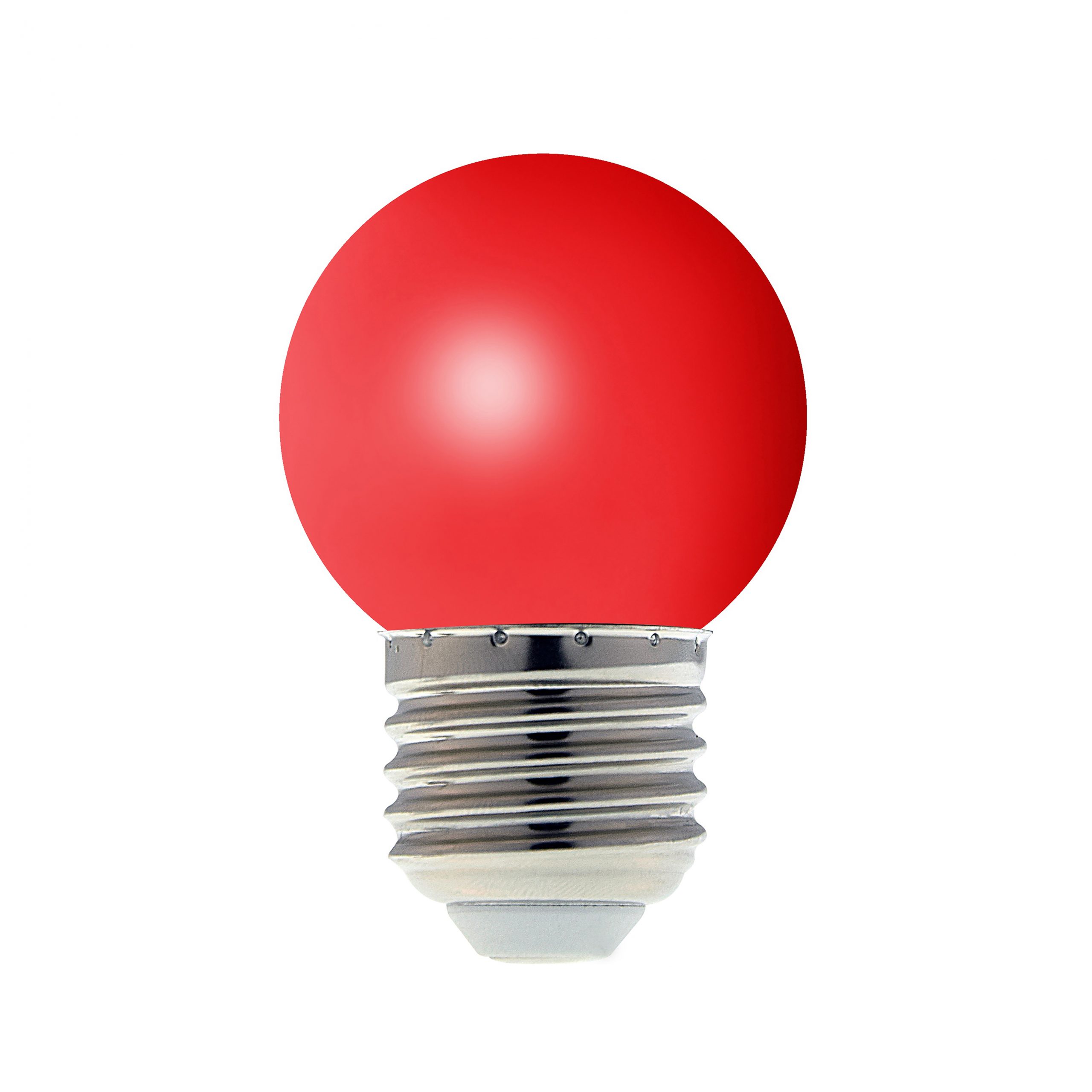 Ampoule LED Ronde E27 1W Rouge Malltis