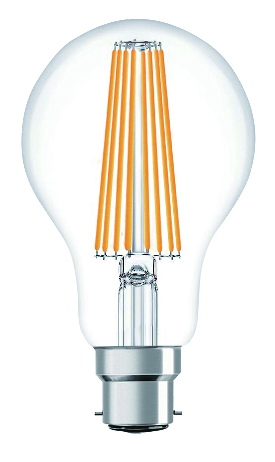 Ampoule LED Fil. (D) Std claire 3000K 7W 1521L B22 - classe A