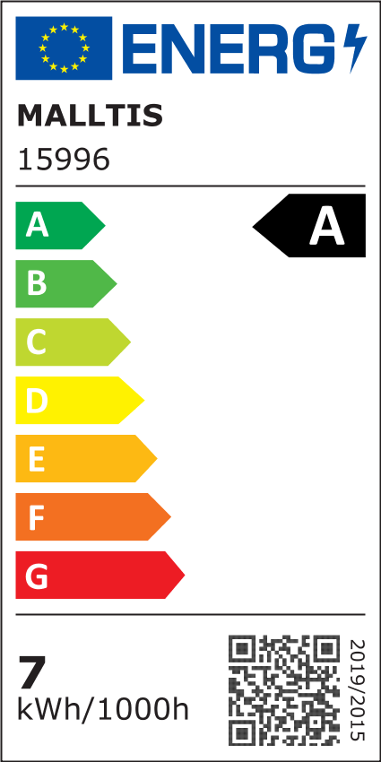 Ampoule LED Fil. (D) Std claire 3000K 7W 1521L B22 - classe A