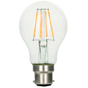 Ampoule LED Fil. (D) Std claire 4000K 7W 1521L B22 - classe A