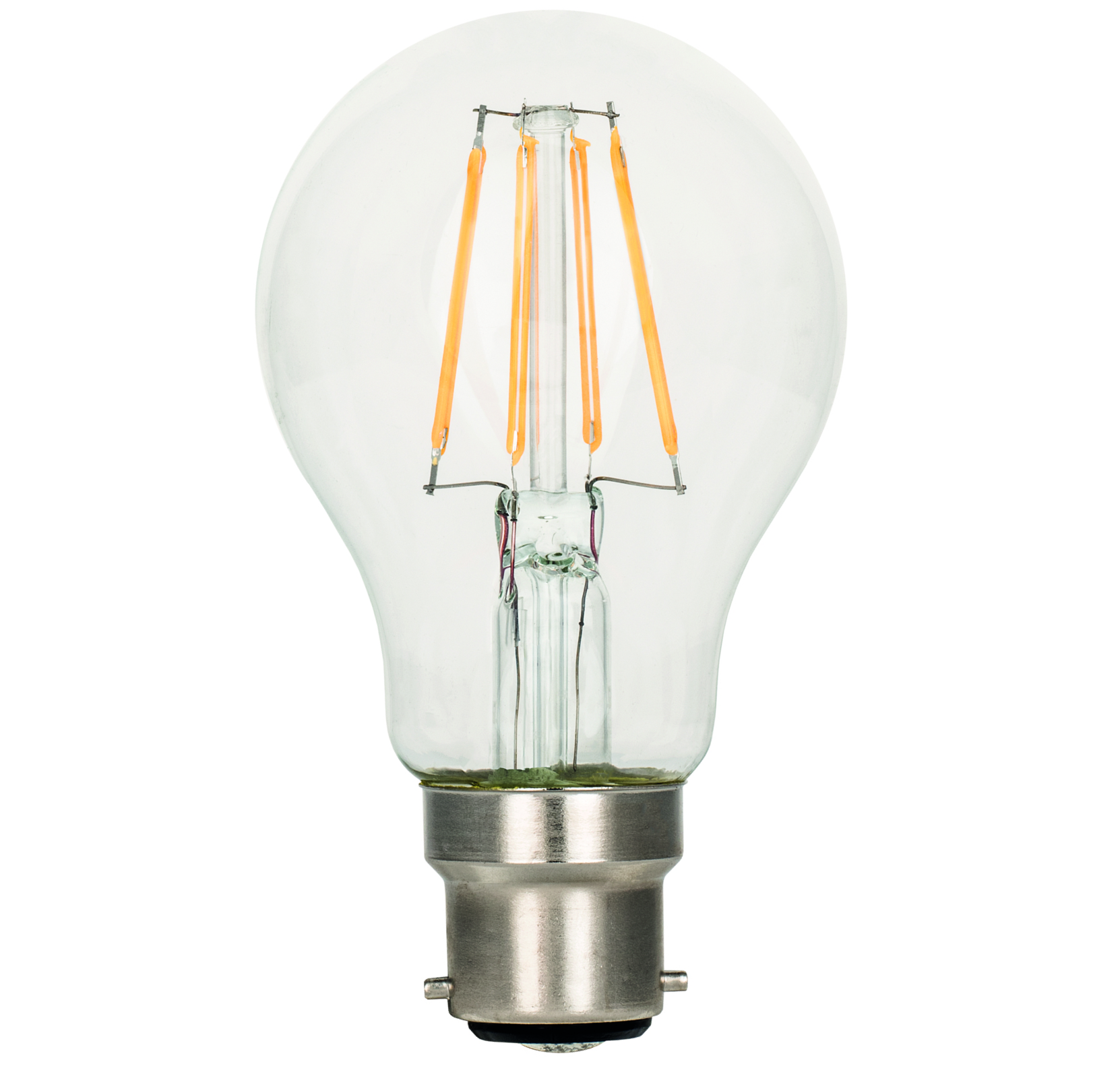 Ampoule LED Fil. (D) Std claire 4000K 7W 1521L B22 - classe A