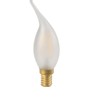 Ampoule LED Fil. Flamme CDV Dépolie 2700K 4W 450L E14 IRC90