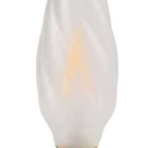 Ampoule LED Flamme Torsadée Dépoli Ext. 2700K 6W 800L E14 IRC90 Dimmable