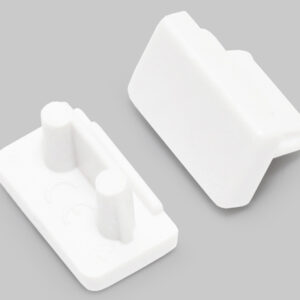 Terminaison SLIM8 blanc (set de 2)
