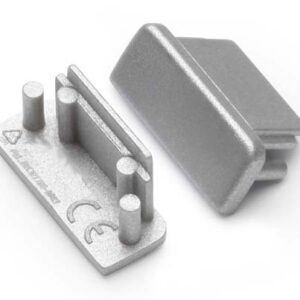 Terminaison SURFACE10 argent (set de 2)