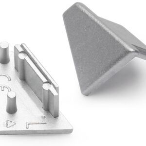 Terminaison CORNER10 argent (set de 2)