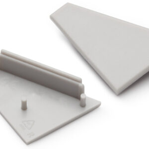 Terminaison CORNER27 gris (set de 2)