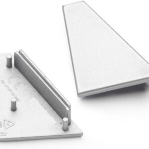 Terminaison CORNER27 argent (set de 2)