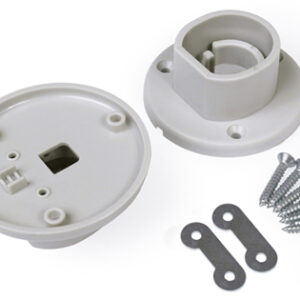 Supports latéraux barre penderie OVAL - set x2