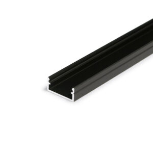 Profilé LED BEGTON12 /1m alu laqué noir (J/S)