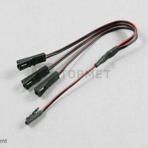 Connecteur 2x0,35 230mm 3xMikkro2F + 1xMikkro2M