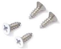 Visserie terminaison LINEA20 argent (set de 2)