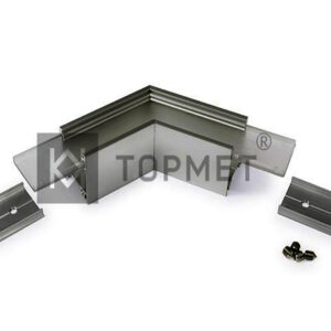 Raccord LINEA20 120° noir