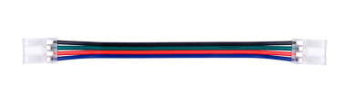 Connecteur TDG10-4 RGB 4 Pin 10mm IP20 150mm 24V - Boîte de 5