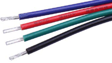 Câble Noir/RGB Strip LED 4 Pin 50M - Rouleau