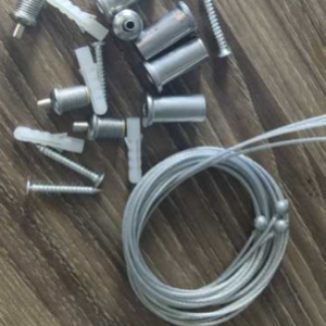 Kit Anti-Chute/Suspension avec equerres pour panel LED x 4