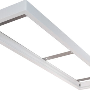Cadre en bois 300x1200 pour panel - Laqué blanc