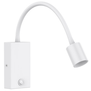 Liseuse WL127B avec tête flexible et bouton poussoir
