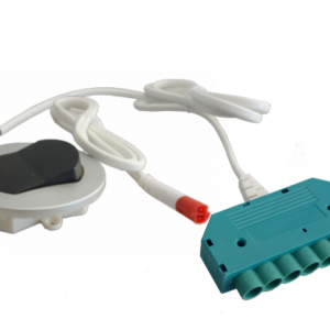 Interrupteur encastrable noir et argent + connecteur multivoies