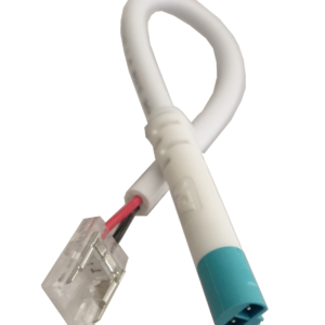 Rallonge COB 8mm 2P + FK24V mâle - 15 cm