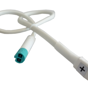 Rallonge avec connecteur 2P + Mikkro mâle - Blanc