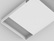 Cadre Aluminium pour panel Backlit LED 602x602x70mm