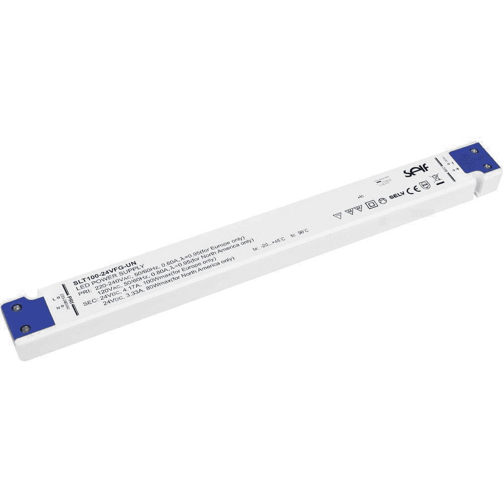 Driver LED 24V 100W IP20 ultra mince