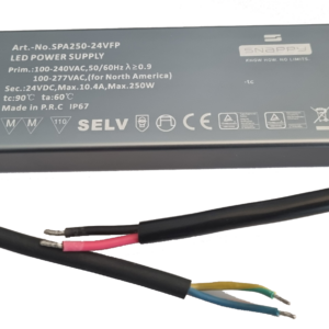 Driver IP67 Snappy 24V 250W slim