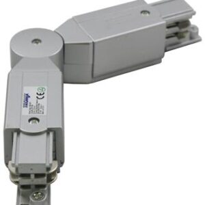 Connecteur d'angle Ajustable rail 3 phases GRIS XTS24