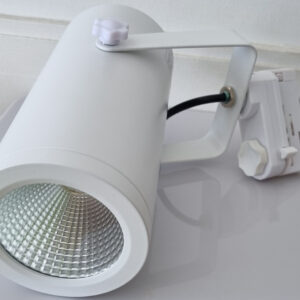 Projecteur noir LED COB 3 phases sur rail 35W 3600L 4000K 38°