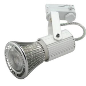 Spot pour rail 3 phases E27 couleur blanc